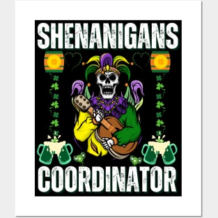 Shenanigans Coordinator - Joker Playing Guitar Posters and Art